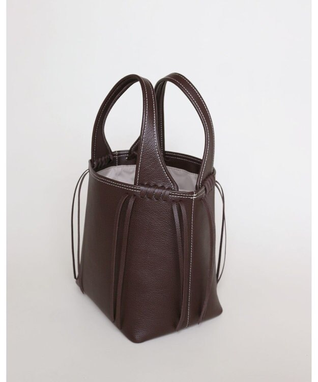 MORROW by thank EMILY NL ハンドバッグ ディープブラウン