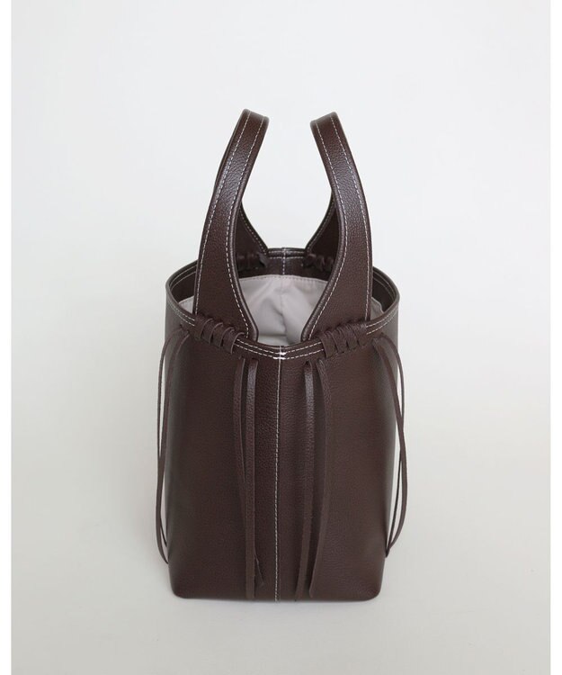 MORROW by thank EMILY NL ハンドバッグ ディープブラウン