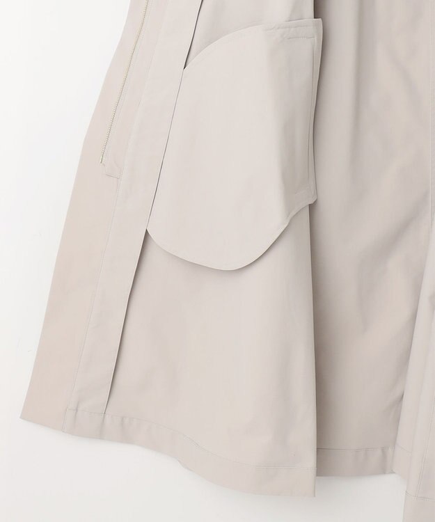 ANY 【手洗い可】ライトフーデットコート グレージュ