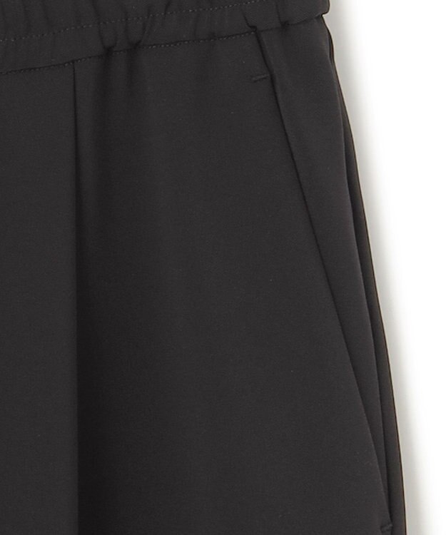 23区 【洗える】2WAYストレッチツイル ドロスト ワイドパンツ ブラック系