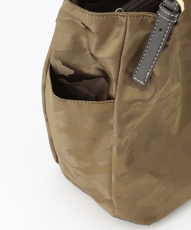 LA BAGAGERIE シャドージャカード A4トートバッグ カーキ