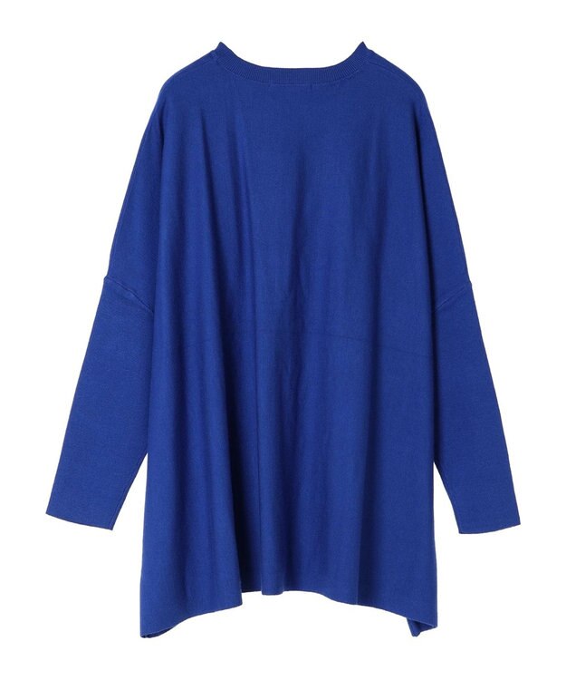 AMERICAN HOLIC バイパチポンチョライクＢＩＧニットチュニック Blue