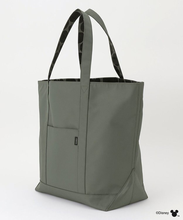 Y'SACCS 【Disney Collection】シルエットプリントトートバッグ　Lサイズ グレー