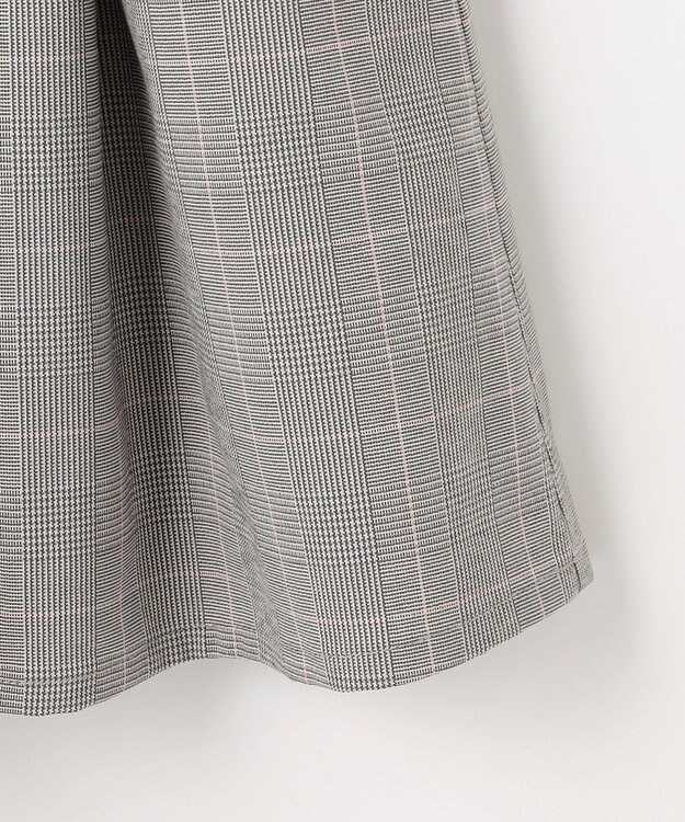 組曲 KIDS  【110-140㎝】 チェックワンピース＆ドビージャケットセット ピンク