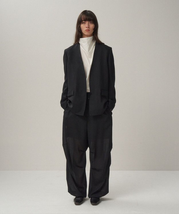 ATON TECHNO WOOL ETERMIN | カラーレスジャケット BLACK