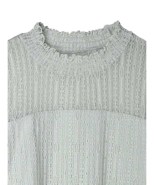 earth music&ecology レースドッキングプルオーバー Mint