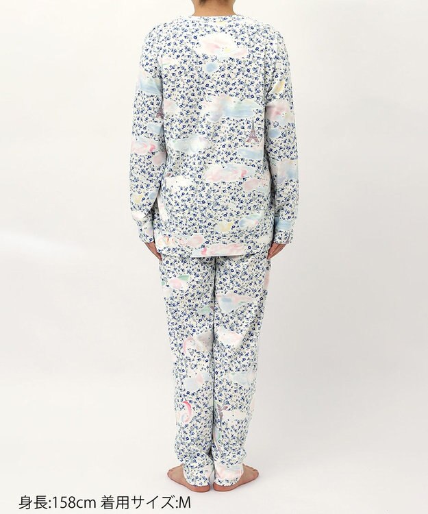 tsumori chisato SLEEP ツモリチサト パジャマ 長袖 長ズボン 綿100%(本体) レディース UDX580 /ワコール アイボリー
