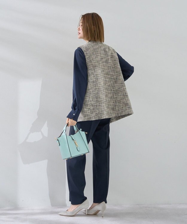 YECCA VECCA ツイードジレ Mix