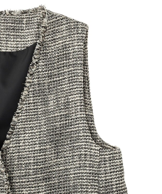 YECCA VECCA ツイードジレ Mix