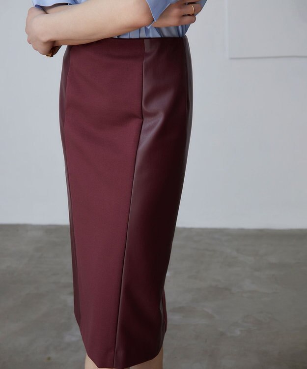 BEIGE， VRON / タイトスカート Burgundy