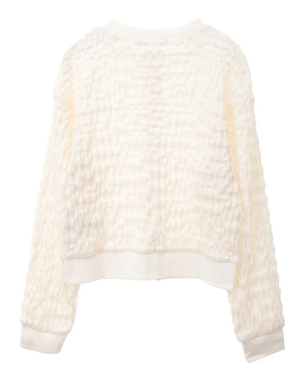 AMERICAN HOLIC ぽこぽこカットカーディガン Ivory