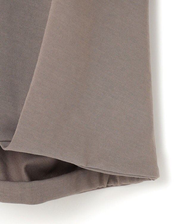 23区 【WEB&一部店舗限定/接触冷感】ツイストコットンプレーティング バルーンスリーブ カットソー ブラウン系