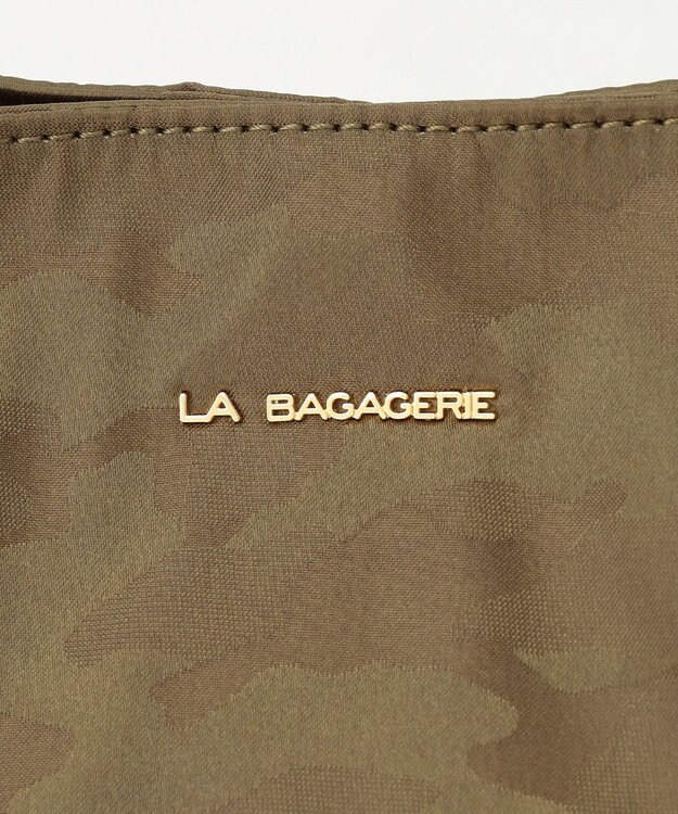 LA BAGAGERIE シャドージャカード A4トートバッグ カーキ