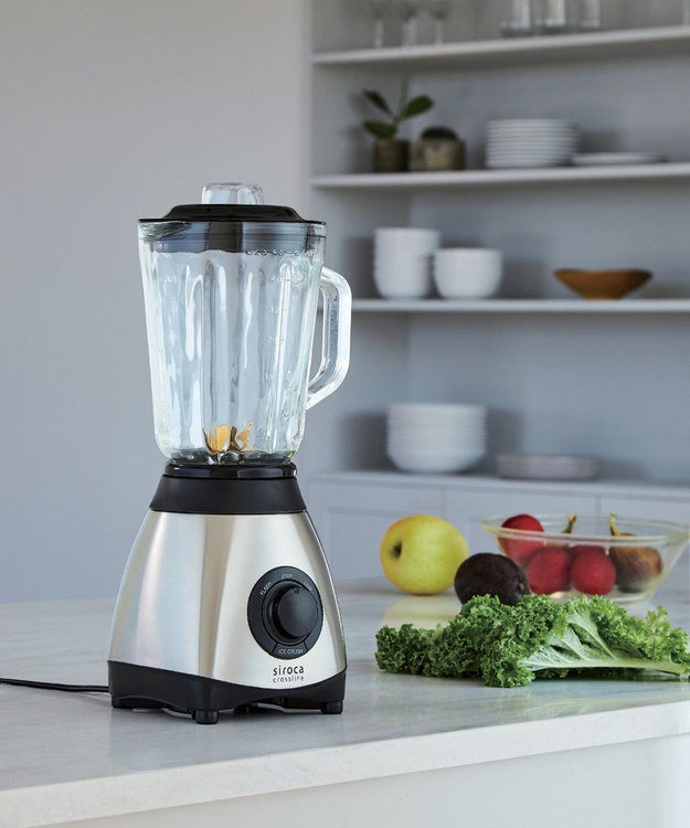 新品　siroca ミル付きミキサー SJM-115 氷も砕く　1500ml Amazon | siroca ミル付きミキサー SJM-115[氷も丸ごと砕ける