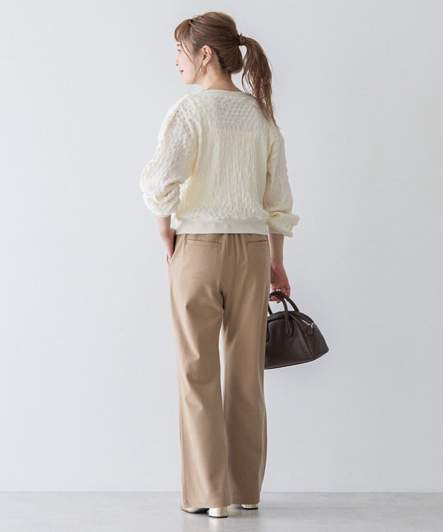 AMERICAN HOLIC ぽこぽこカットカーディガン Ivory