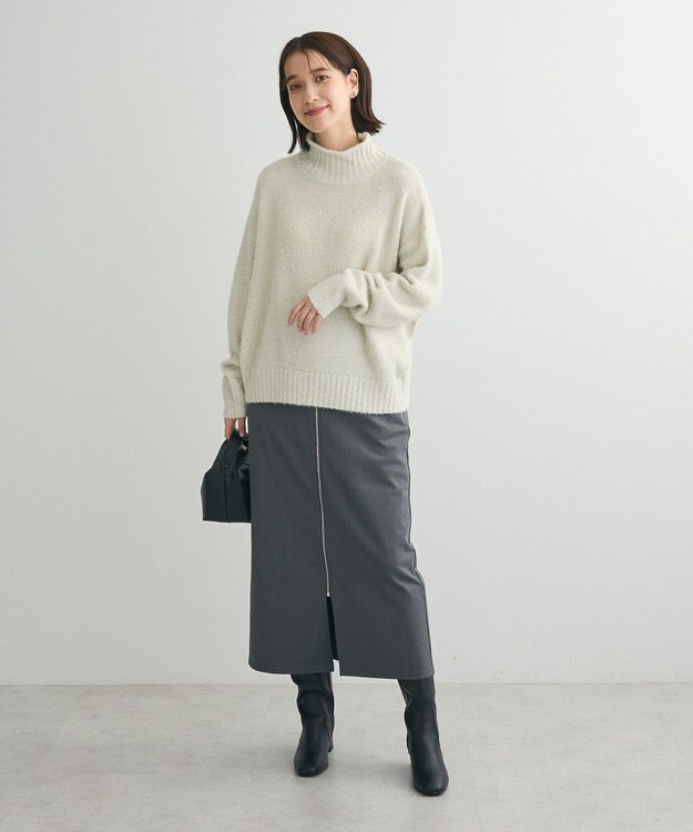 Green Parks ・Ｐｅｔｉｔ　Ｆｌｅｕｒ　ラメタートルニット Ivory