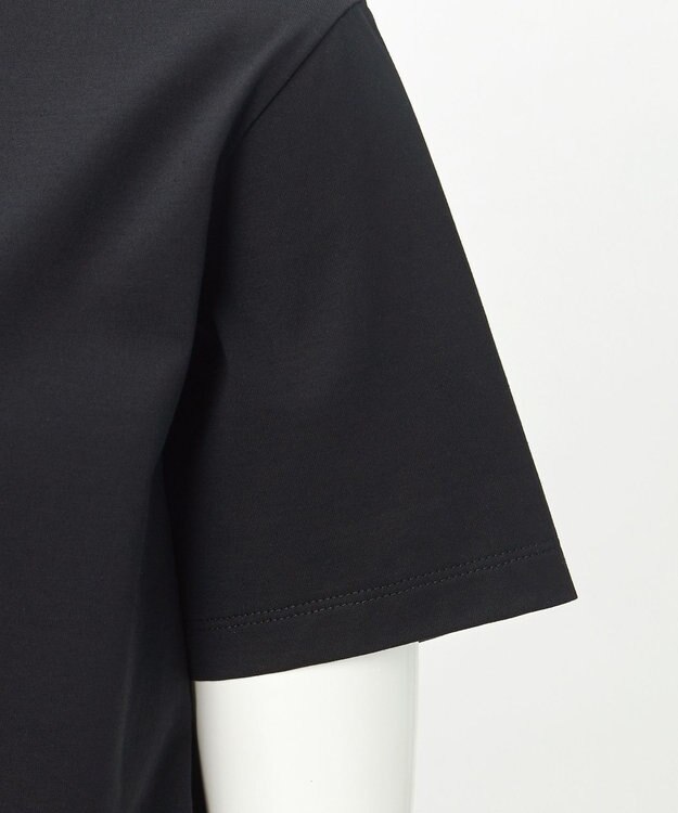 23区 L 【R(アール)】プレミアムコットンジャージー ロゴ Tシャツ ブラック系