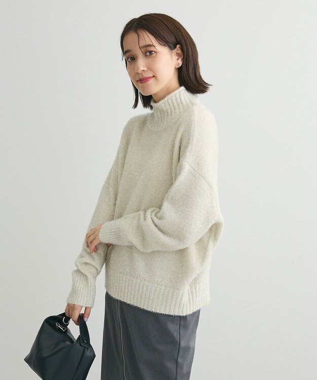 Green Parks ・Ｐｅｔｉｔ　Ｆｌｅｕｒ　ラメタートルニット Ivory