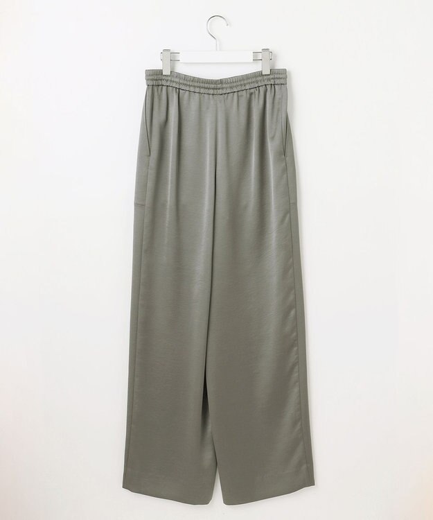 自由区 【カタログ掲載】ドレーピーサテンベイカー パンツ モカ