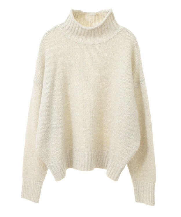 Green Parks ・Ｐｅｔｉｔ　Ｆｌｅｕｒ　ラメタートルニット Ivory