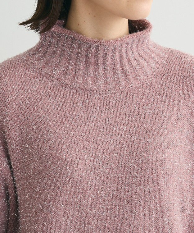 Green Parks ・Ｐｅｔｉｔ　Ｆｌｅｕｒ　ラメタートルニット Pink