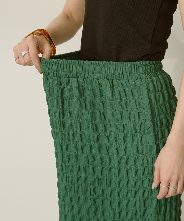 AMERICAN HOLIC ポコポコナロースカート Green