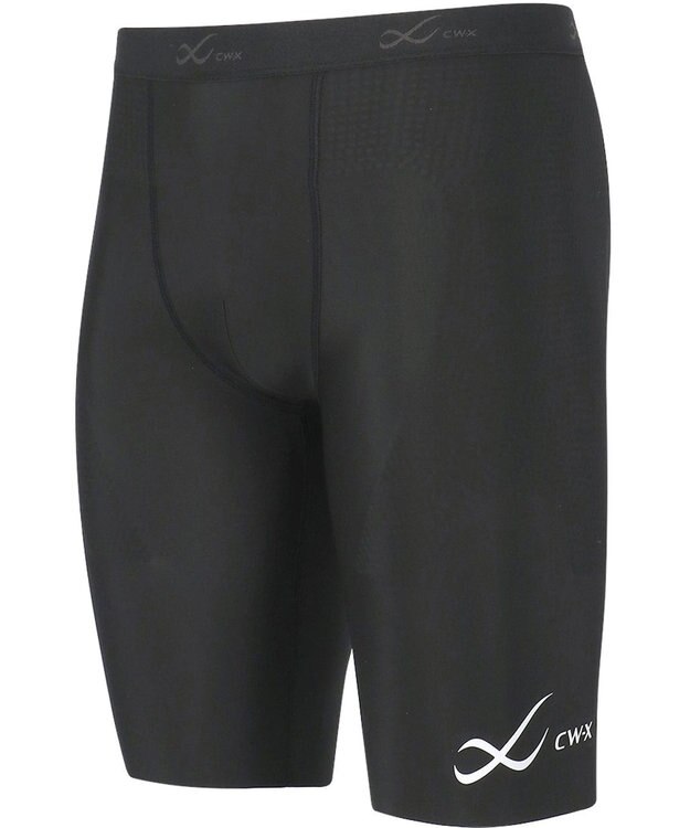 CW-X 【MEN】 CW-X 股関節サポート タイツ 【大谷翔平愛用モデル・撮影着用品番】 下半身の軸がブレにくい 骨盤サポート 球技 陸上 ハーフ ひざ上丈 5分丈 メンズ HOO505 /ワコール ブラック
