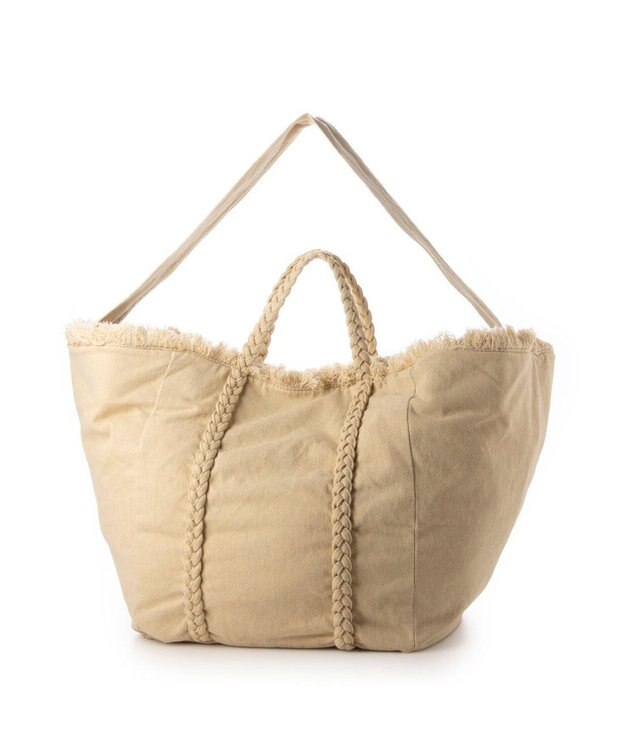 UNBILLION カシュカシュ cachecache / 2wayビッグデニムトート アイボリー