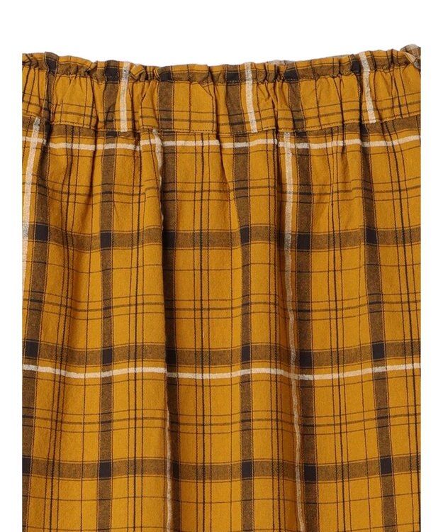 CRAFT STANDARD BOUTIQUE 先染めチェック（小）スカート Mustard