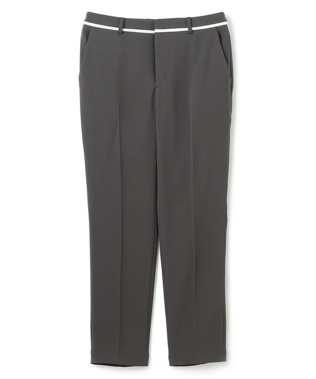 BEIGE， CINDY/クロップドパンツ C.Gray×White