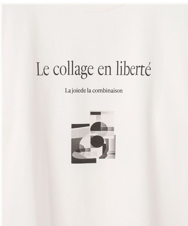 23区 L 【洗える】Le collage ロゴロンTEE ホワイト系