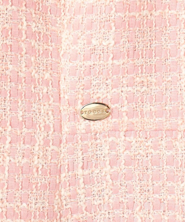 TOCCA 【洗える・消臭】 TWEED BLOSSOM ドレス ピンク系5