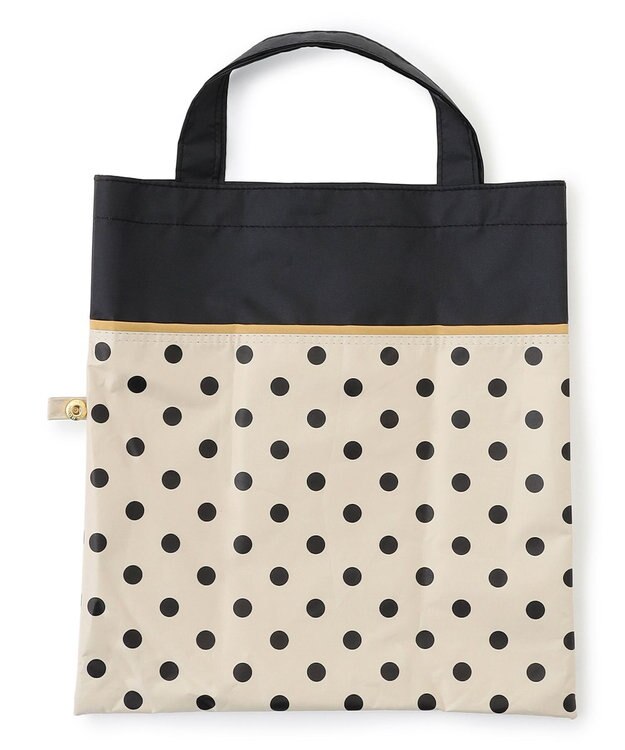 TOCCA 【晴雨兼用】DREAM OF DOTS UMBRELLA 折り畳み傘 収納バッグ付き ベージュ系