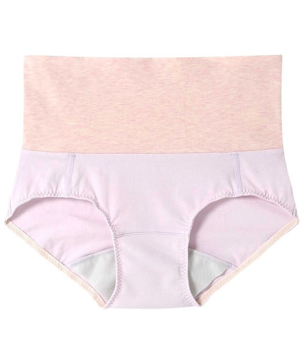 une nana cool 綿ベア天竺 カラーブロッキング サニタリーショーツ PI