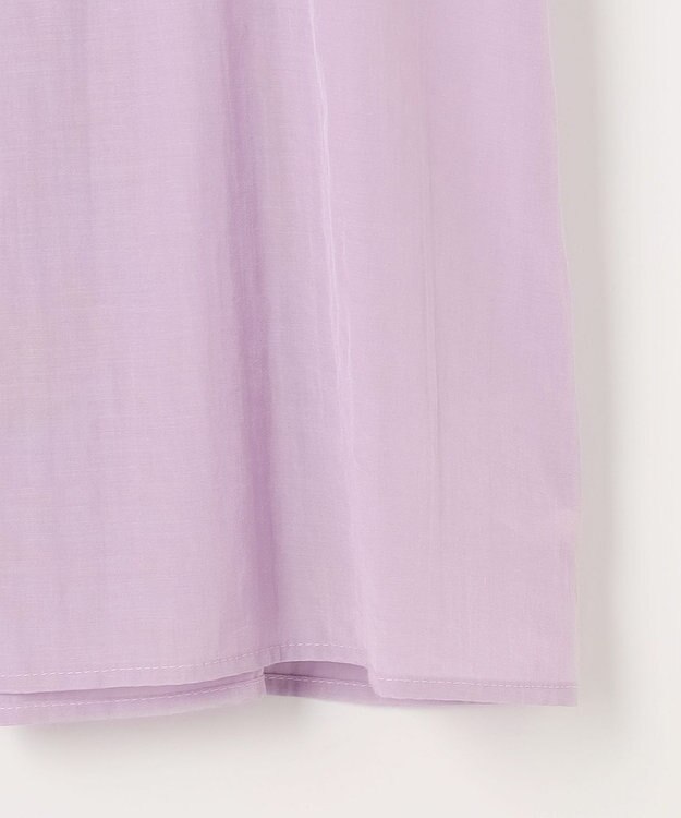 J.PRESS LADIES 【洗える・速乾・接触冷感】リライムライトローン バックフレア ブラウス ラベンダー系