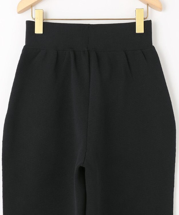 組曲 【組曲×setsuko sagittaire】AMOSSAニットタックパンツ ブラック系