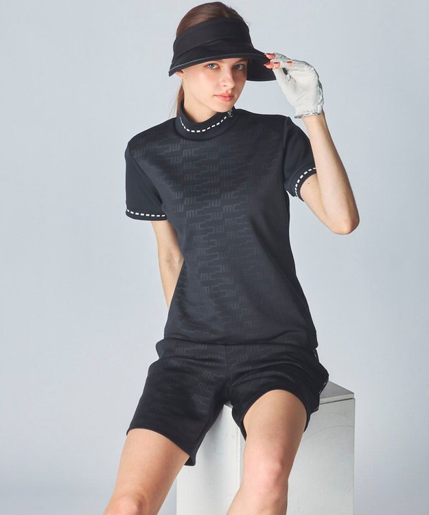 FILA GOLF／marie claire 【marie claire SPORT】モックネックシャツ ブラック