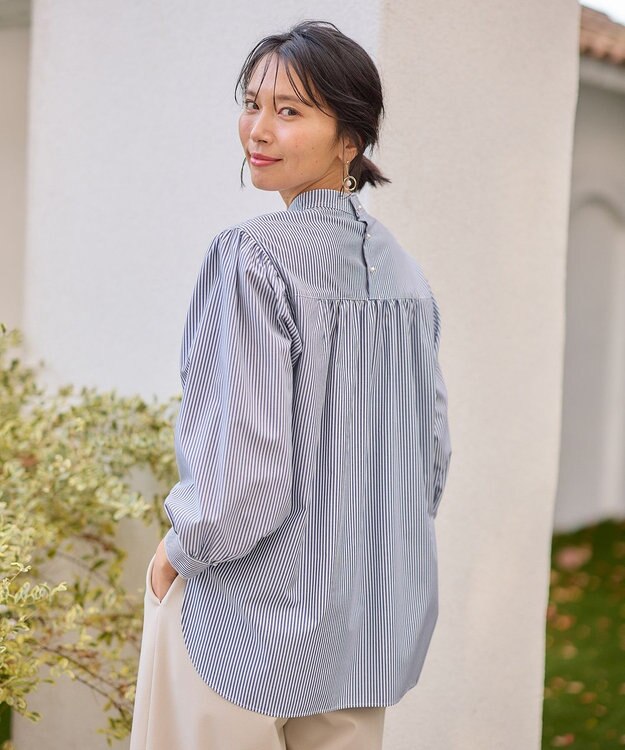 ANY 【UVカット/抗菌防臭/速乾】エニィファンクション スタンドカラーシャツ ロンスト