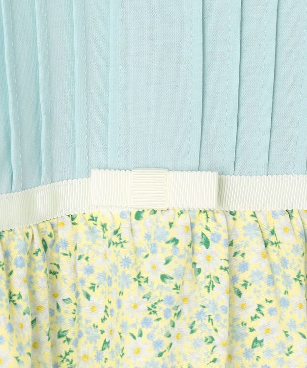 組曲 KIDS 【90-100㎝】 petit marguerite ドッキングワンピース ライトイエロー