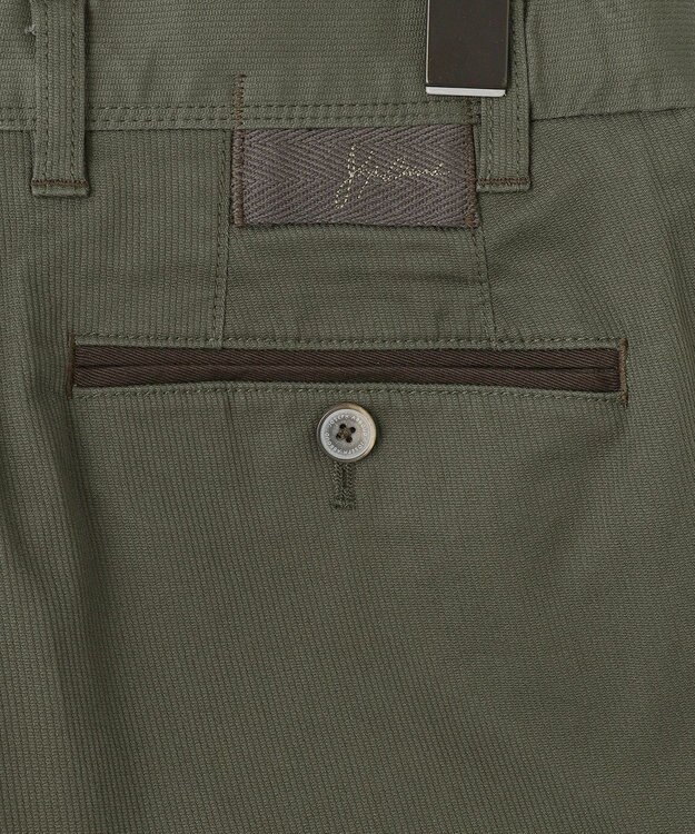 JOSEPH ABBOUD 【25SS・ウエストも伸びる！オーガニックコットン使用】ハイパワーオーガニックピケ パンツ ダークグリーン系7