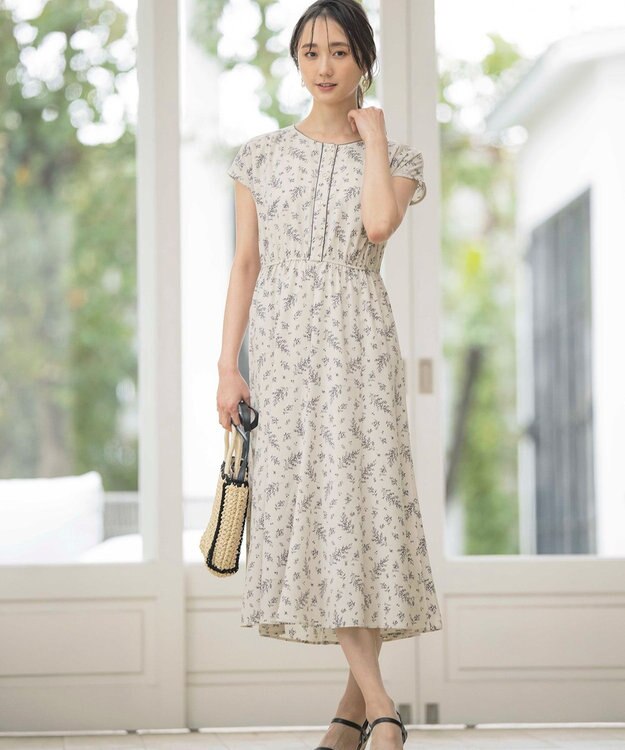 ANY SIS 【WEB・一部店舗限定】サマーミモザ ワンピース アイボリー系