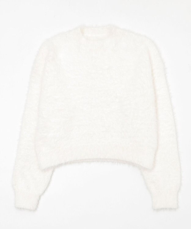 WEGO シャギーニットプルオーバー オフホワイト