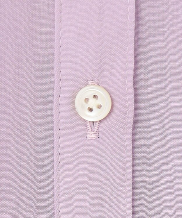 J.PRESS LADIES L 【洗える・速乾・接触冷感】リライムライトローン バックフレア ブラウス ラベンダー系