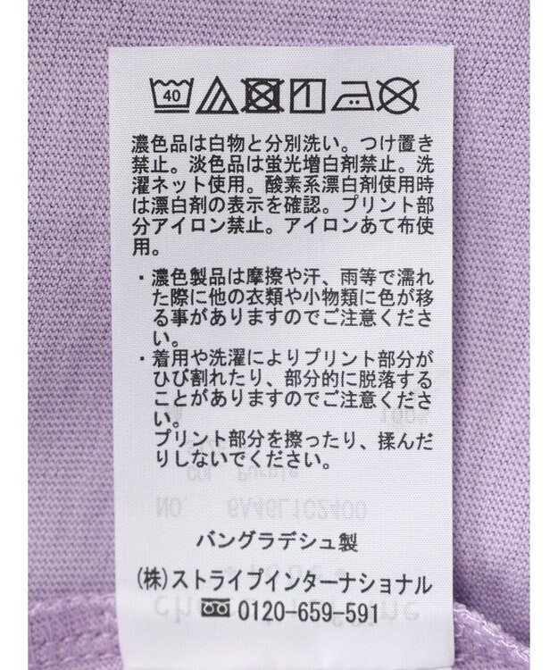 Green Parks 多段カレッジロゴボックスＴシャツ Purple