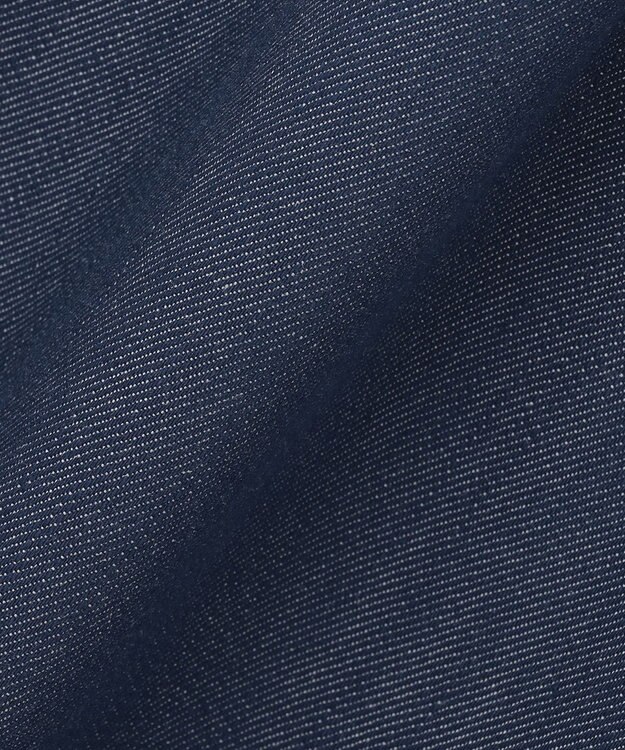 J.PRESS LADIES L 【洗える】セルロースシャンブレー ワイド パンツ ブルー系