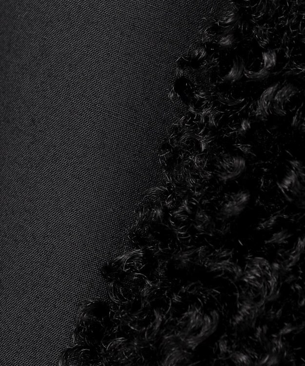 自由区 L 【SHIHOさん着用】カルガンラムエコファー ジレ ブラック