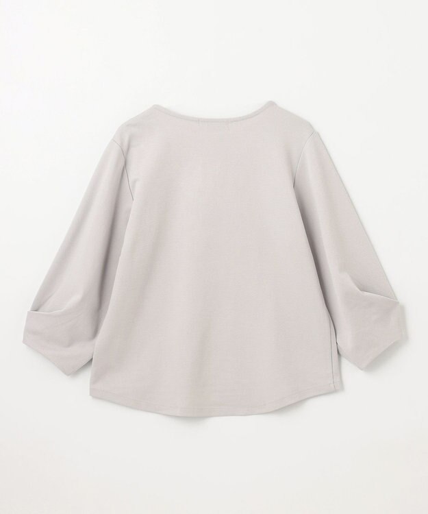 ANY L 【洗濯機可】タックスリーブ プルオーバー サンドベージュ