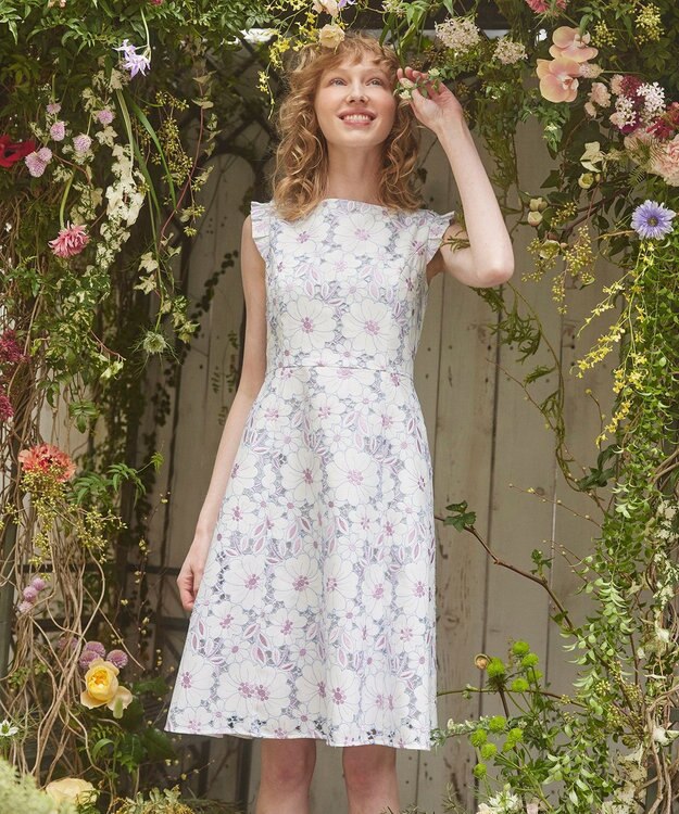 TOCCA 【消臭・洗える！】PLATINA SKY ドレス アイボリー系7