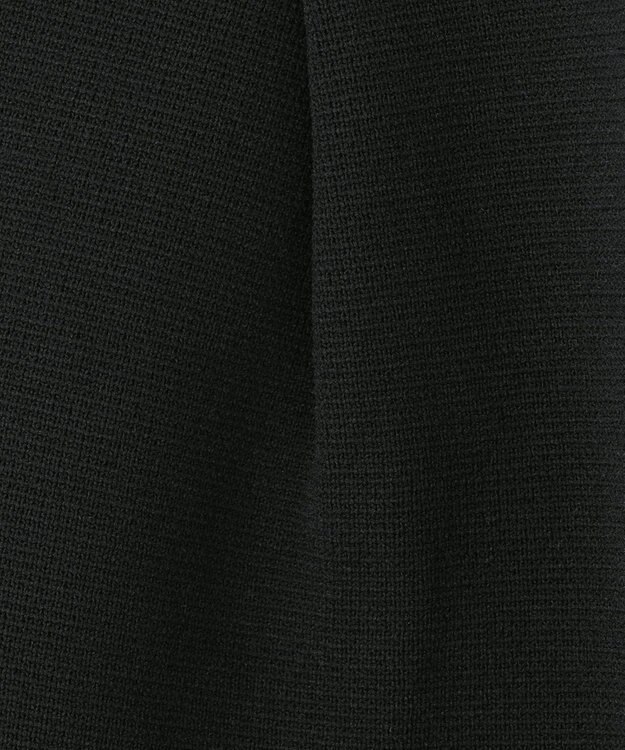 組曲 【組曲×setsuko sagittaire】AMOSSAニットタックパンツ ブラック系