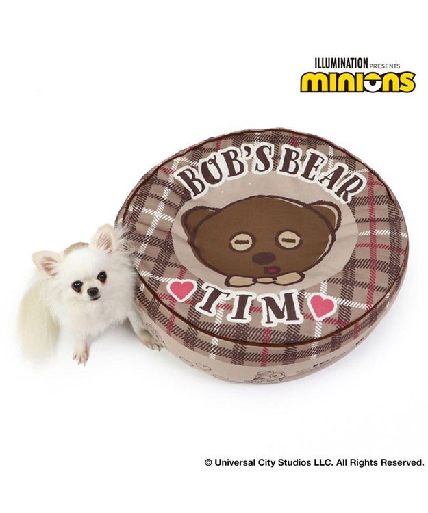 PET PARADISE ミニオン ティム クッション 60cm 茶系